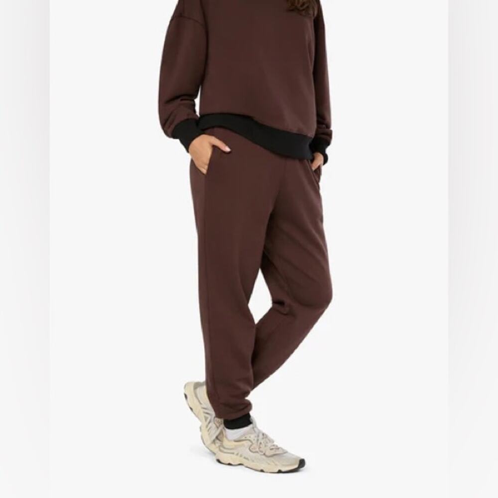 WeWoreWhat Cotton Slim Leg Joggers Women’s size small Black and Brown